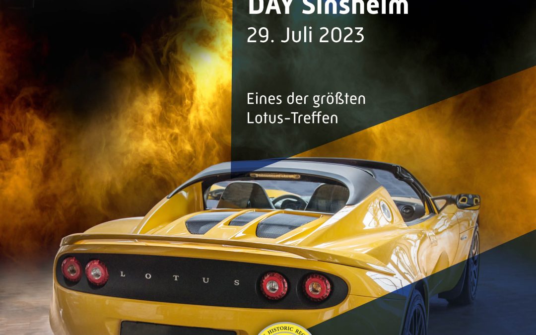 Plakat zum LOTUS-DAY Sinsheim