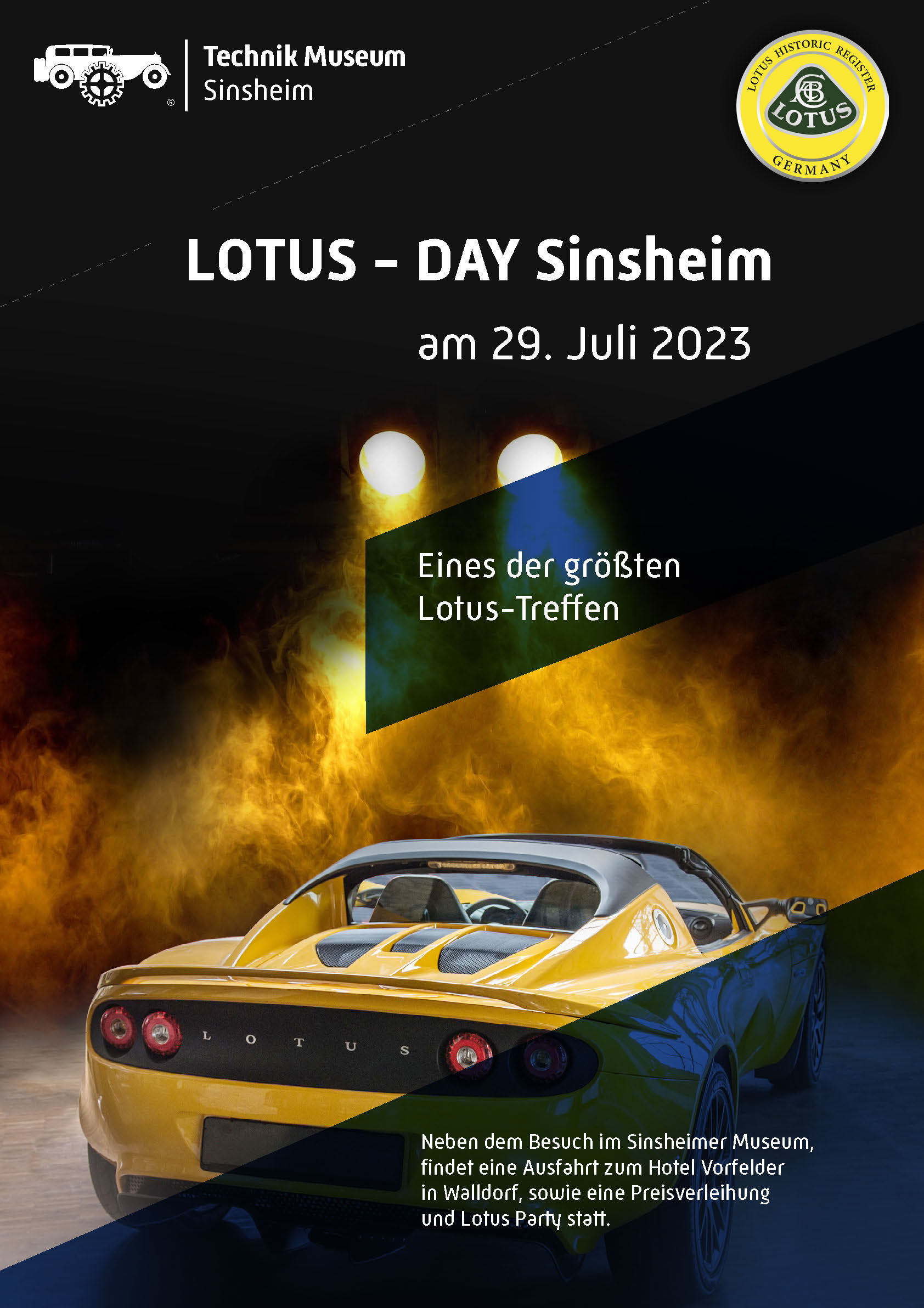 Plakat zum LOTUS-DAY Sinsheim